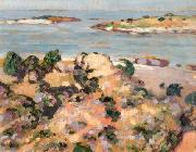 konrad magi Shore of Saaremaa oil on canvas